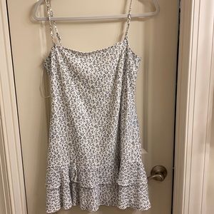 Floral print princess polly dress